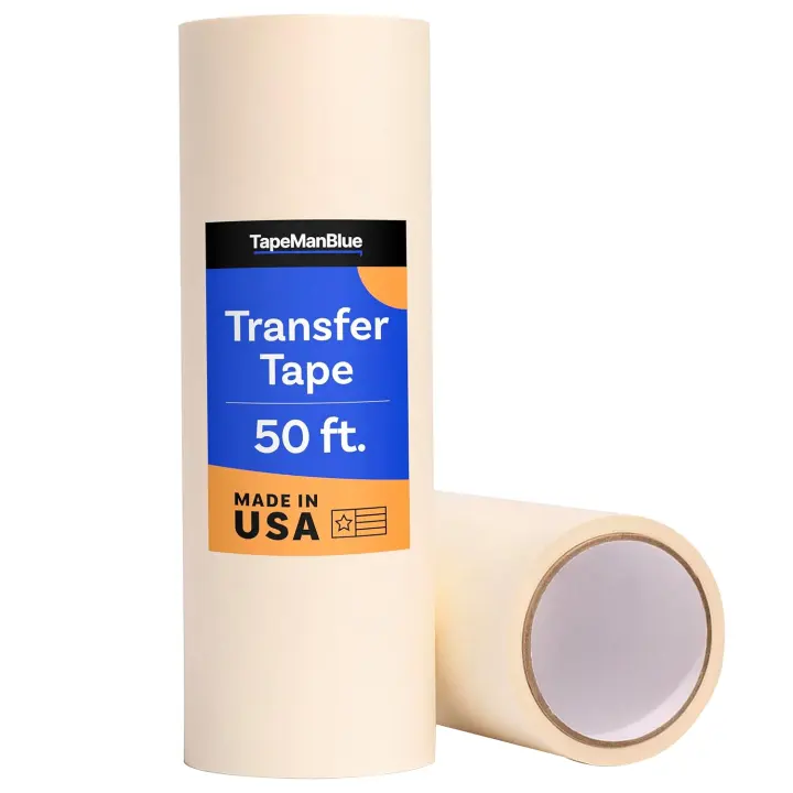 12" x 50' Paper Vinyl Transfer Tape Roll — 12-inch Transfer Tape