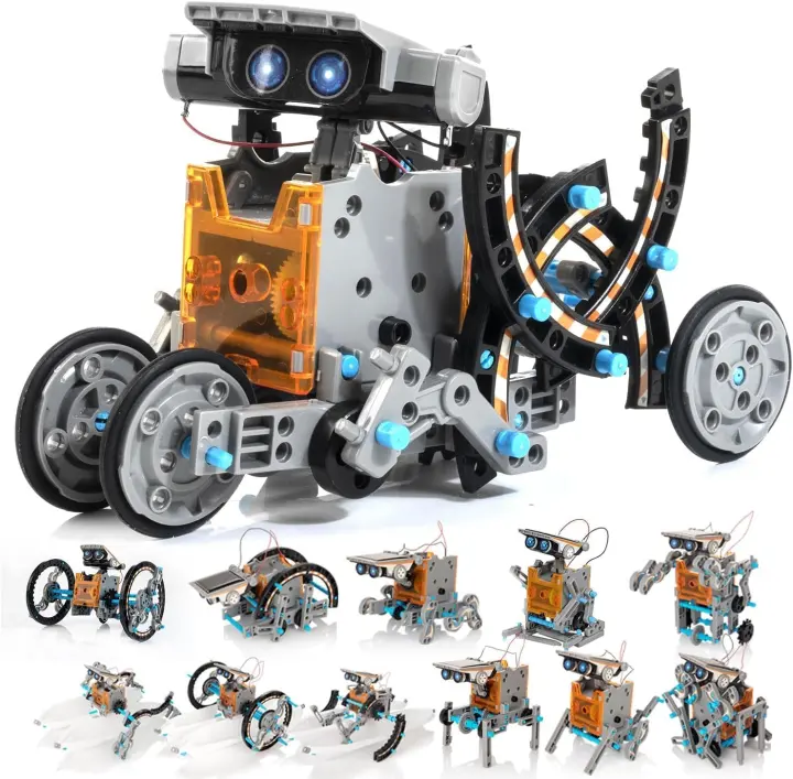 14-in-1 Solar STEM Robot Building Kit for Kids