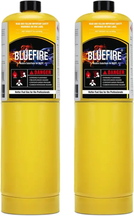 BLUEFIRE (2-Pack) 14.1 oz Modern MAPP-Style Propylene Cylinders