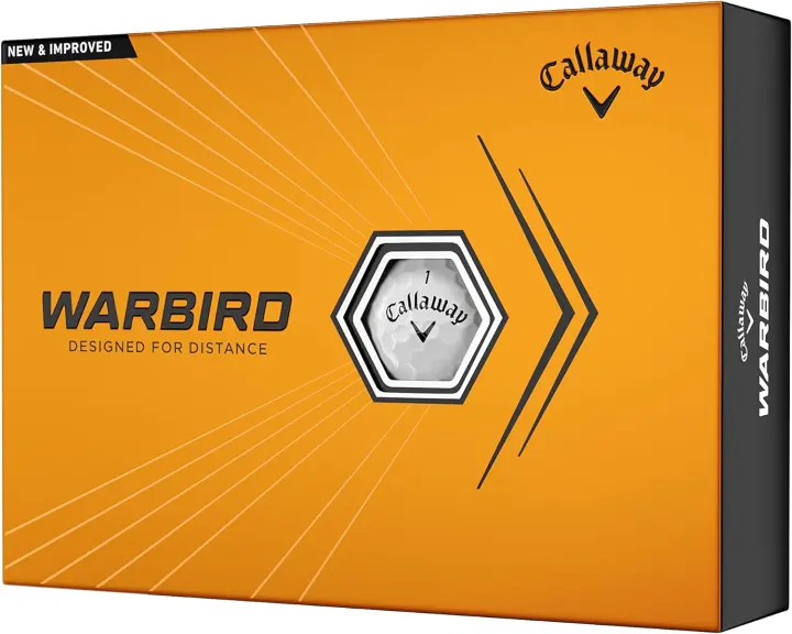 Callaway Warbird Distance+ Golf Balls — Distance-Focused 2-Piece Balls