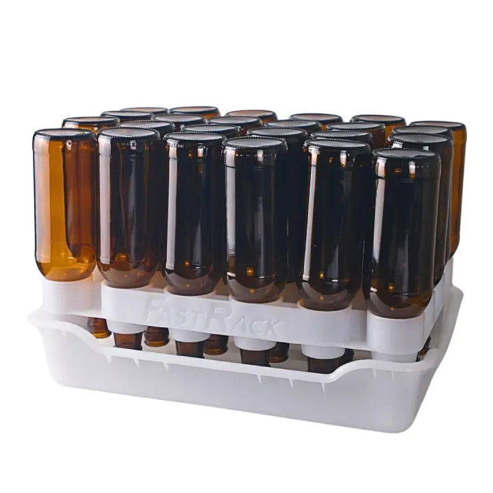 FastFerment Fastrack24 24-Bottle Drying Rack & Tray — Stackable Dryer