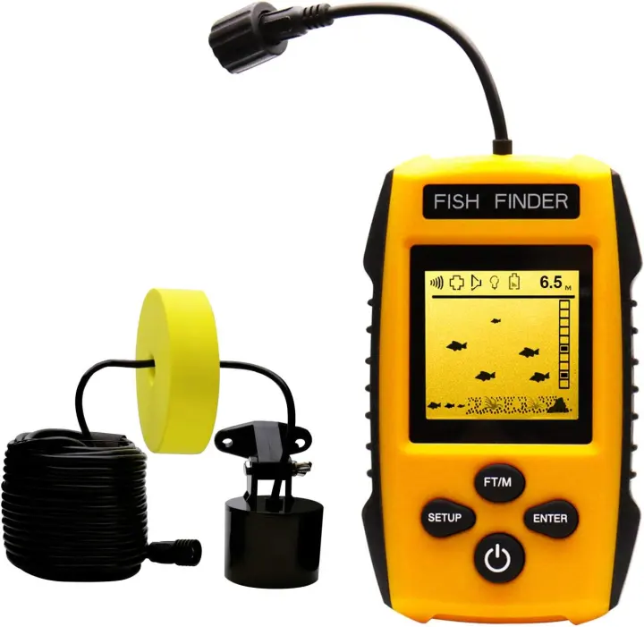 Handheld Fish Finder — Portable Sonar Depth and Fish Locator