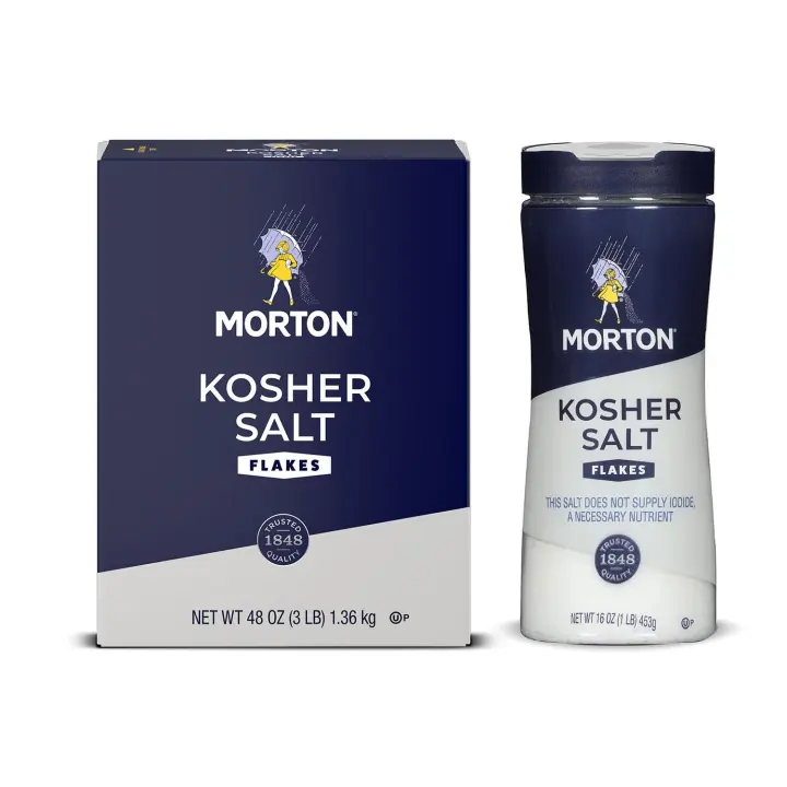 Kosher Salt Flakes — 3 lb Box + 16 oz Refillable Shaker