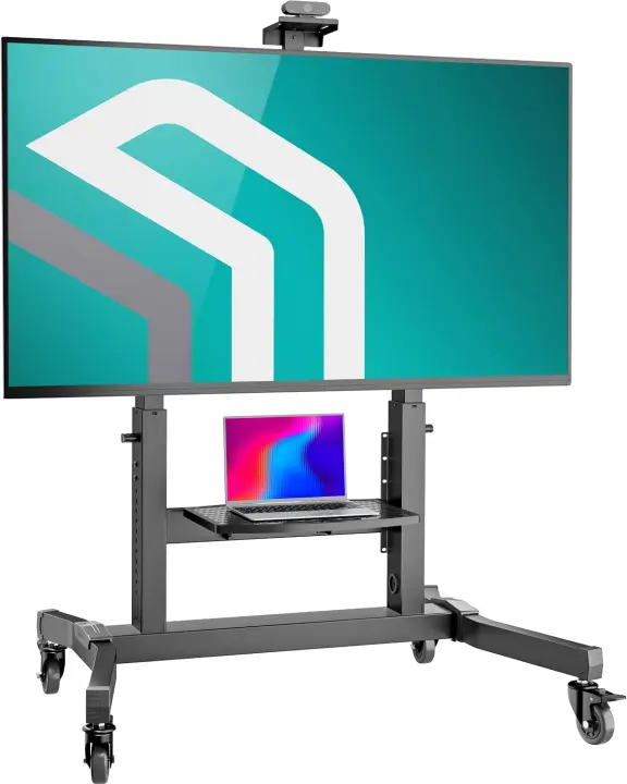 ONKRON Rolling TV Cart for 50–100" Screens — Heavy-Duty Mobile Mount