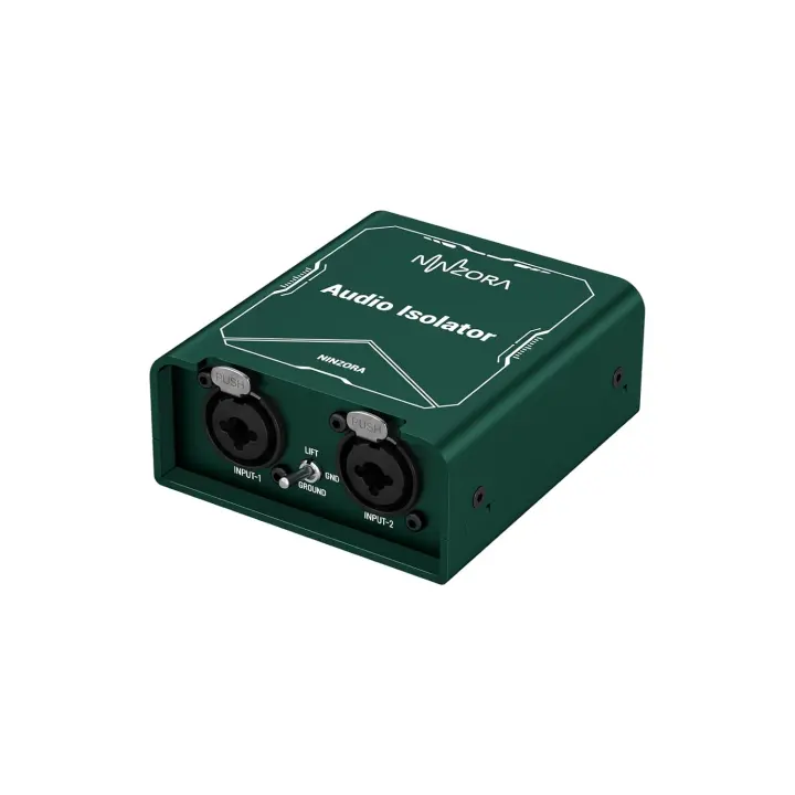 Passive XLR Ground Loop Isolator with Ground-Lift Switch