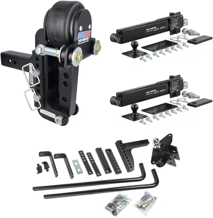 Shocker Air Equalizer & Sway-Control Round-Bar WD Hitch, 2-inch Receiver