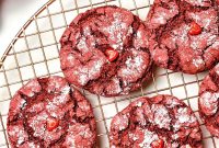 Red Velvet Crinkle Cookies Recipe