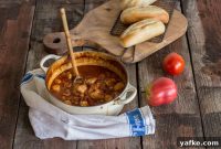 Spanish-Style Chicken, Chorizo, and Chickpea Stew