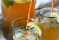 Homemade Fresh Mint Iced Tea Recipe
