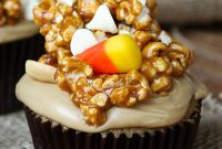 Caramel Popcorn Cupcakes Recipe