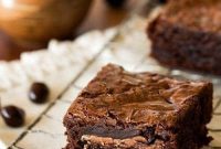 Fudgy Mocha Brownies Recipe with Espresso