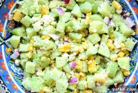 Crisp Summer Cucumber Salad with Lemon and Feta Recipe