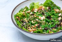 Green Bean Salad with Almonds and Dried Cherry Vinaigrette