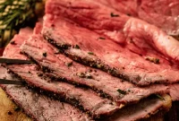 Smoked Bottom Round Roast with Garlic and Herbs Recipe