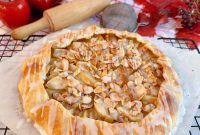 Rustic Apple Almond Galette Recipe with Flaky Crust