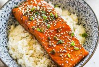 Teriyaki Salmon Donburi: Classic Japanese Rice Bowl