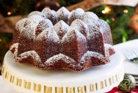 Gingerbread Bundt Cake with Warm Spiced Glaze
