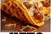 Keto Chaffle Tacos: Low-Carb Cheesy Waffle Shells