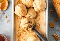 How to Make No Churn Bourbon Salted Caramel Ice Cream