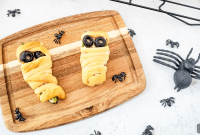Halloween Bacon-Wrapped Mummy Jalapeno Poppers Recipe