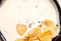 Creamy White Queso Dip Recipe for Tacos and Chips