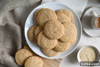 Soft Chewy Tahini Honey Cookies Recipe