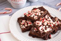 Fudgy Gluten-Free Peppermint Brownies