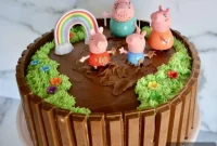 Peppa Pig Kit Kat Birthday Cake Recipe