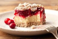 Gluten-Free Cranberry Cheesecake Bars Recipe