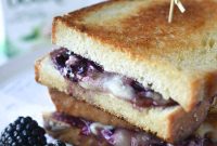 Boursin and Blackberry Grilled Cheese Sandwich