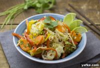 Chilled Mexican Pasta Salad Recipe with Avocado and Lime
