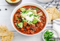 Instant Pot Chili with Dried Beans (No Soak Needed)