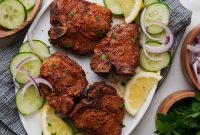 Air Fryer Lamb Chops Recipe with Garlic and Herbs