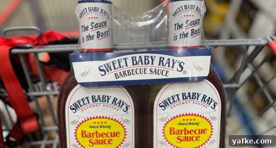 Costco Grilling Sauces: Recipes and Pairings 3 Sweet Baby Ray’s BBQ Sauce bottles