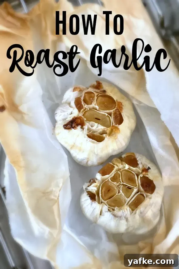 How To Roast Garlic @spabettie #howto #roast #garlic #vegan #glutenfree two whole bulbs of roasted garlic, wrapped in browned parchment paper