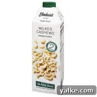 Elmhurst - Unsweetened Cashew Milk - Vegan