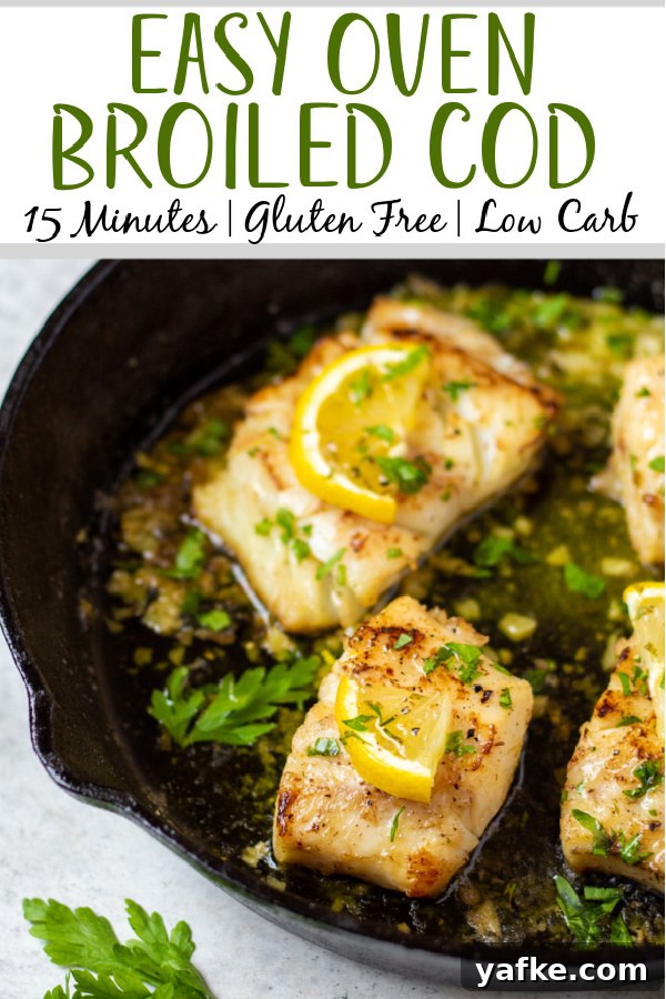 Broiled cod is a quick and easy recipe that's perfect for a family fish dinner. This recipe is gluten free and can be made dairy free easily and with a grand total of 7 ingredients it's a breeze to make. Cod is one of the more common fish fillets you see around and having a solid recipe to prepare it is crucial and at ten minutes of cook time broiling cod is the way to go. #glutenfreerecipes #dairyfreerecipes #glutenfreedairyfreerecipes #healthyfishrecipes #codrecipes #cod #broilerrecipes Broiled cod is a quick and easy recipe that's perfect for a family fish dinner. This recipe is gluten free and can be made dairy free easily and with a grand total of 7 ingredients it's a breeze to make. Cod is one of the more common fish fillets you see around and having a solid recipe to prepare it is crucial and at ten minutes of cook time broiling cod is the way to go. #glutenfreerecipes #dairyfreerecipes #glutenfreedairyfreerecipes #healthyfishrecipes #codrecipes #cod #broilerrecipes