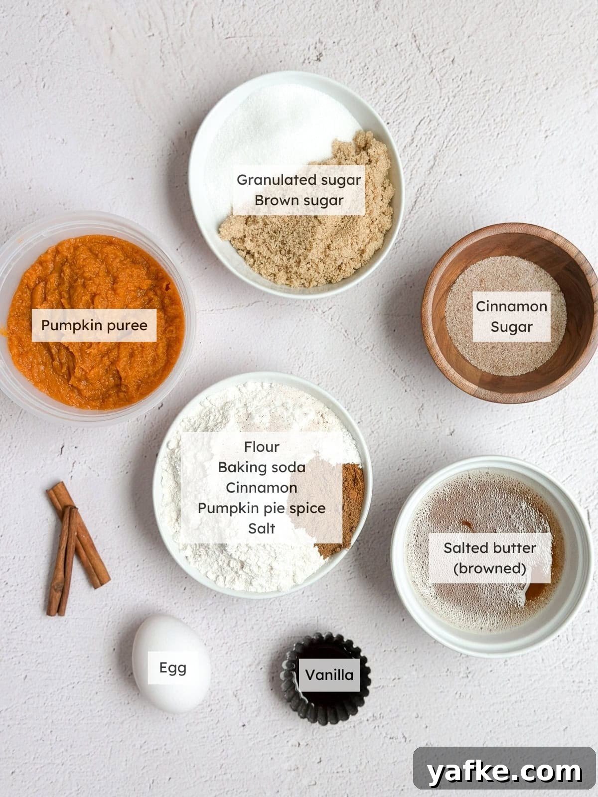 Chewy Brown Butter Pumpkin Snickerdoodles Recipe 4 All of the ingredients needed to make browned butter pumpkin snickerdoodles.