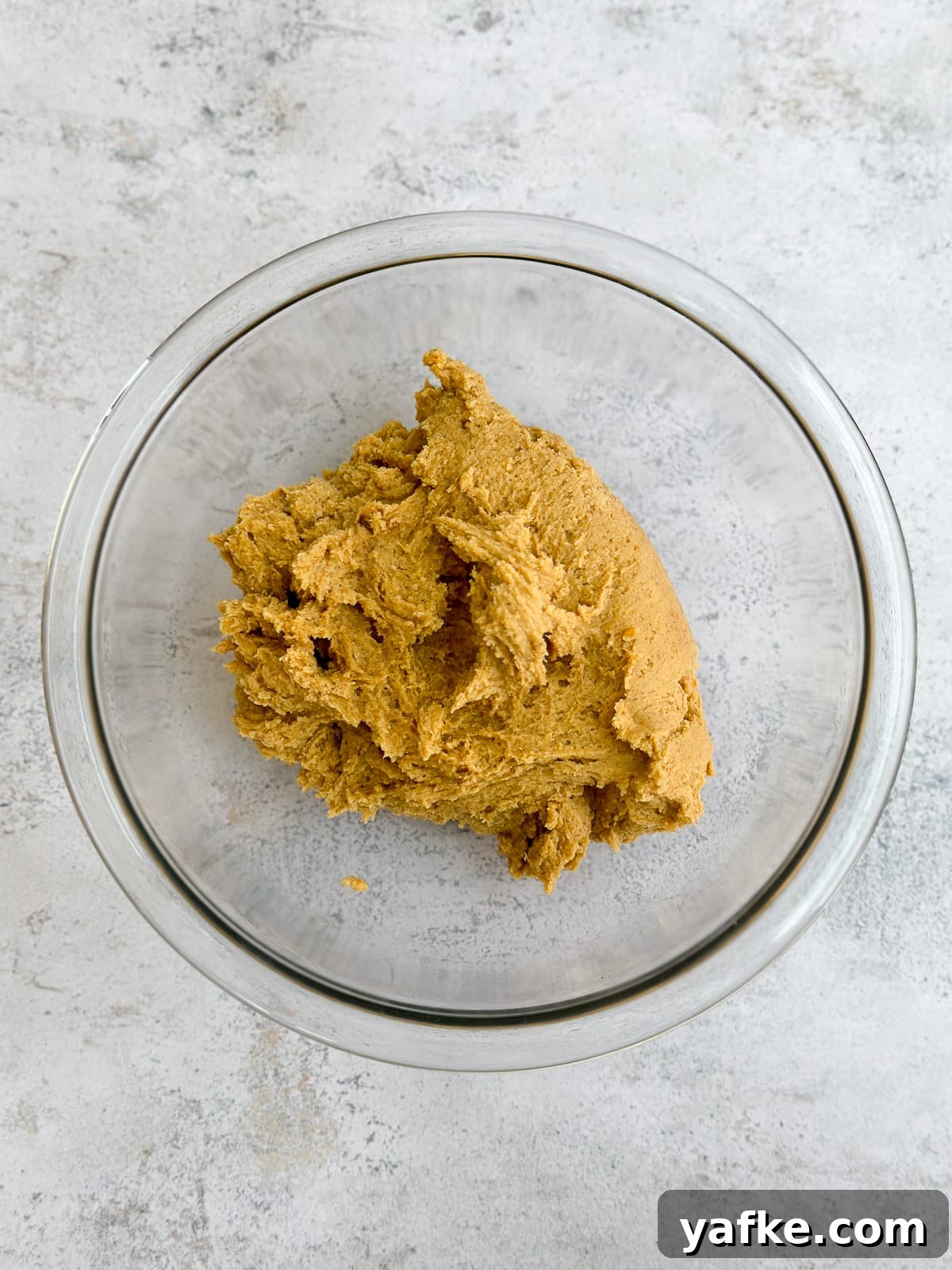 Chewy Brown Butter Pumpkin Snickerdoodles Recipe 8 all the dry ingredients added to the dough.