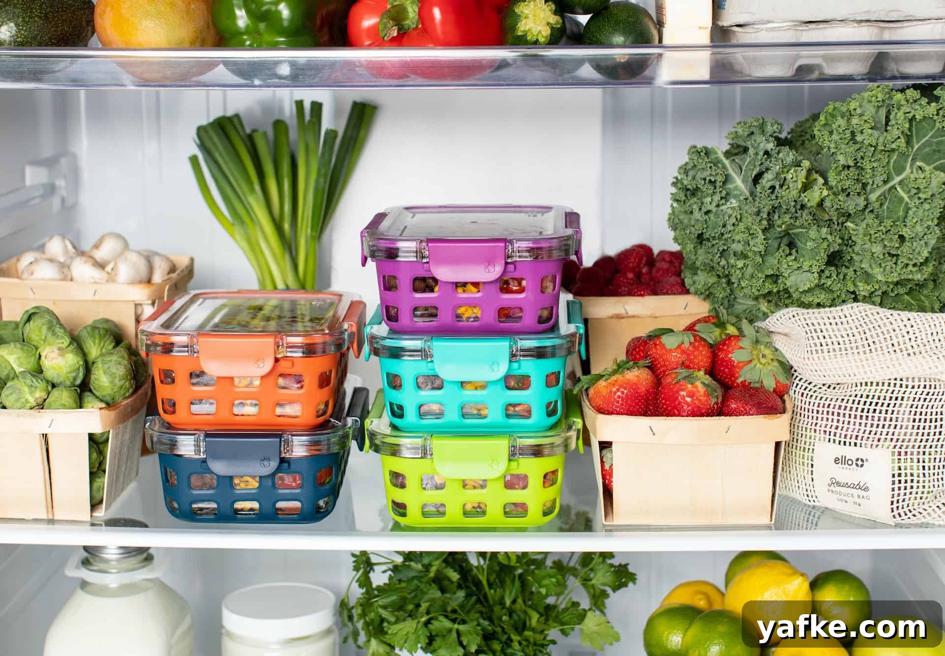 How to Reduce Food Waste at Home and Save on Groceries 2 Food in fridge