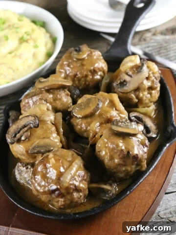 Salisbury Steak with Mushroom Gravy