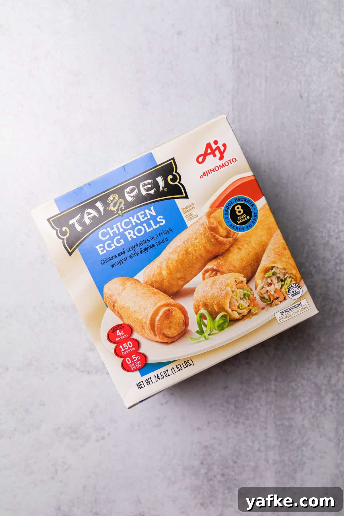 How to Air Fry Tai Pei Frozen Egg Rolls 3 a box of tai pei egg rolls