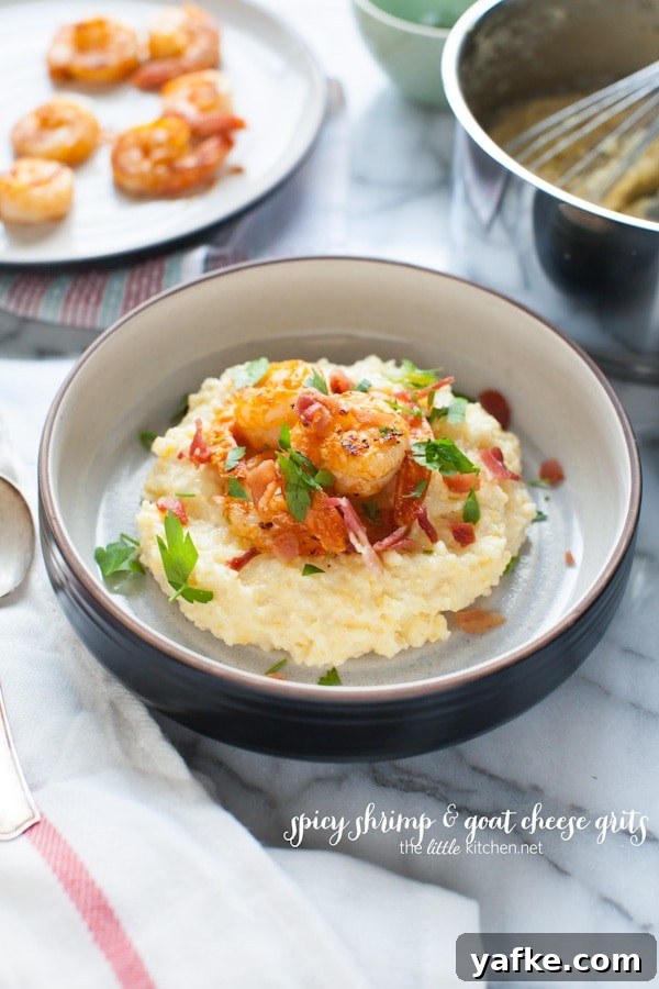 Spicy Shrimp and Grits from thelittlekitchen.net Spicy Shrimp and Grits from thelittlekitchen.net