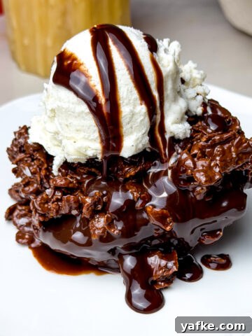 chocolate crunch cake
