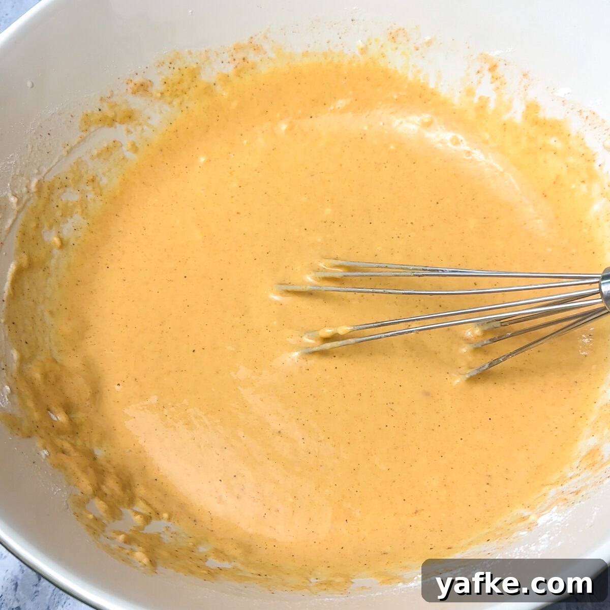 Crispy 3-Ingredient Fried Chicken Recipe 4 Mix together the ingredients in a bowl!