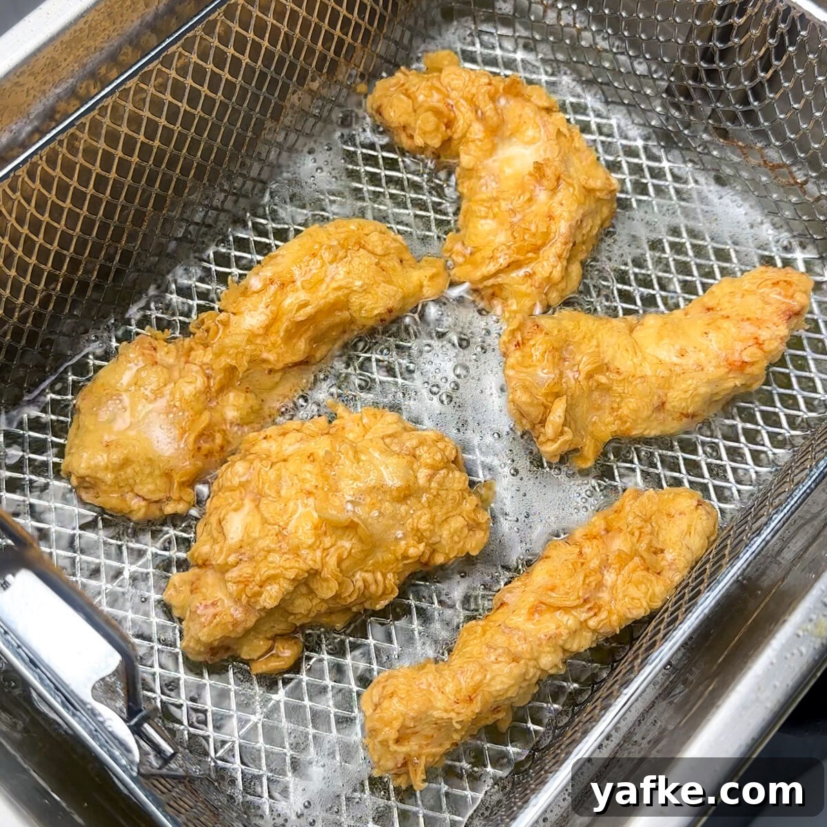 Crispy 3-Ingredient Fried Chicken Recipe 6 Coat each one in flour & deep fry!