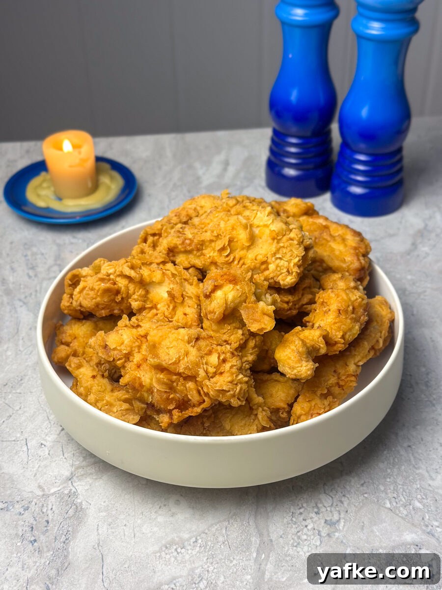 Crispy 3-Ingredient Fried Chicken Recipe 8 fried chicken