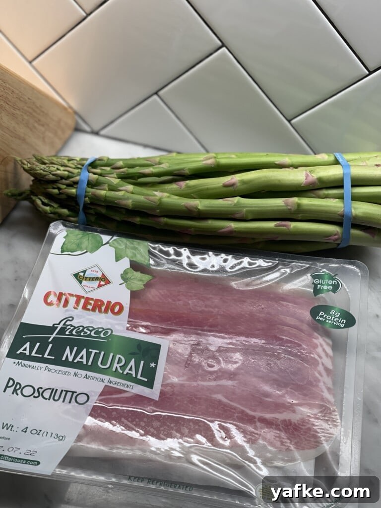 prosciutto asparagus closeup 2