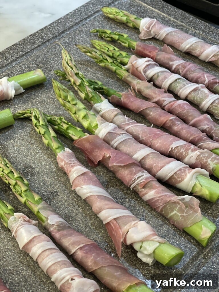 Prosciutto Wrapped Asparagus Appetizer Recipe 7 prosciutto asparagus plated