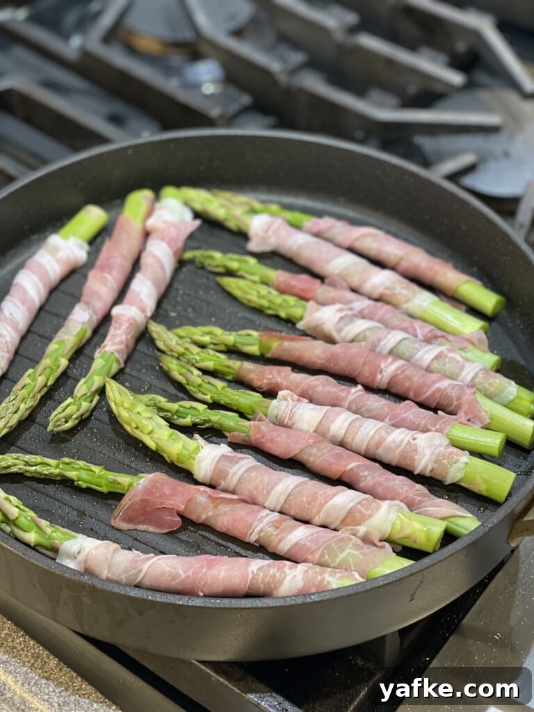 Prosciutto Wrapped Asparagus Appetizer Recipe 8 prosciutto asparagus ready to serve